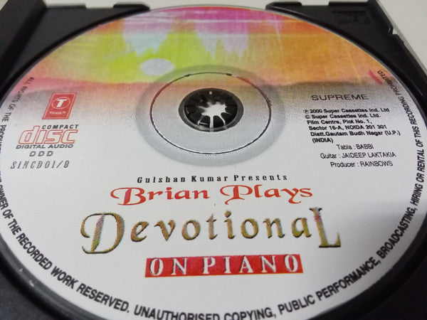 Brian Silas : Devotional On Piano (CD, Album)
