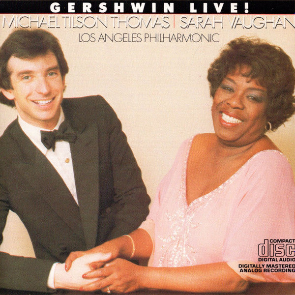 Michael Tilson Thomas | Sarah Vaughan, Los Angeles Philharmonic* : Gershwin Live! (CD, Album)