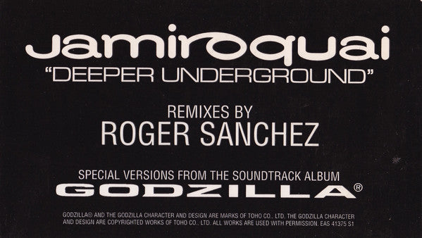 Jamiroquai : Deeper Underground - Remixes By Roger Sanchez (12", Promo)