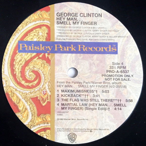 George Clinton : Hey Man ... Smell My Finger (2xLP, Album, Promo)