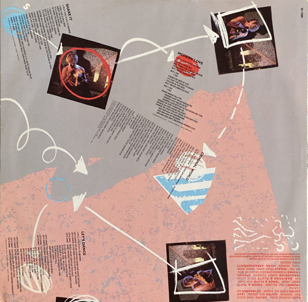 David Bowie : Let's Dance (LP, Album, Jac)