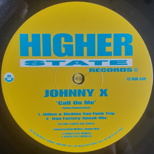 Johnny X (6) : Call On Me (Remixes) (12")