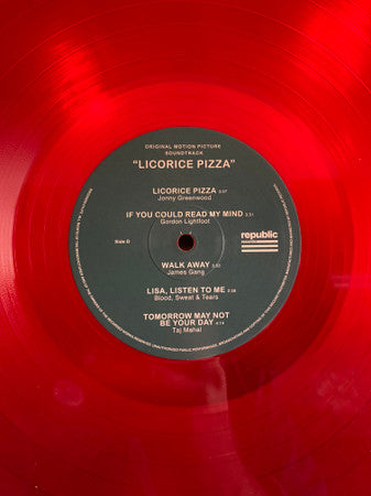 Various : Licorice Pizza (Original Motion Picture Soundtrack) (2xLP, Comp, Ltd, Red)