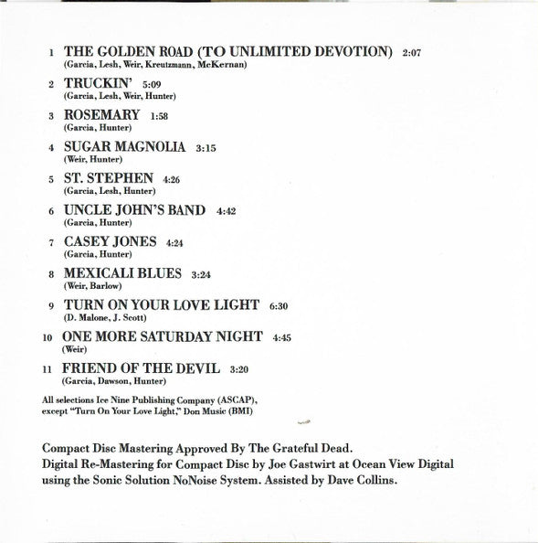 Grateful Dead* : Skeletons From The Closet (The Best Of Grateful Dead) (CD, Comp, Club, RE, RM)