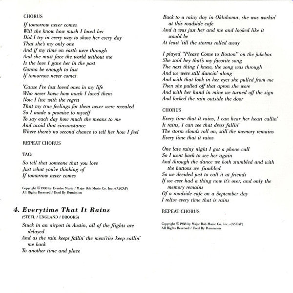 Garth Brooks : Garth Brooks (CD)