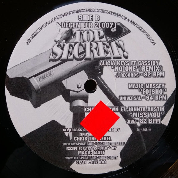 Various : Top Secret! December 2(007) (12", Comp, Unofficial)