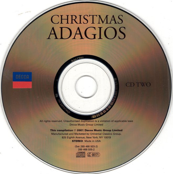 Various : Christmas Adagios (2xCD, Album, Comp, RE)