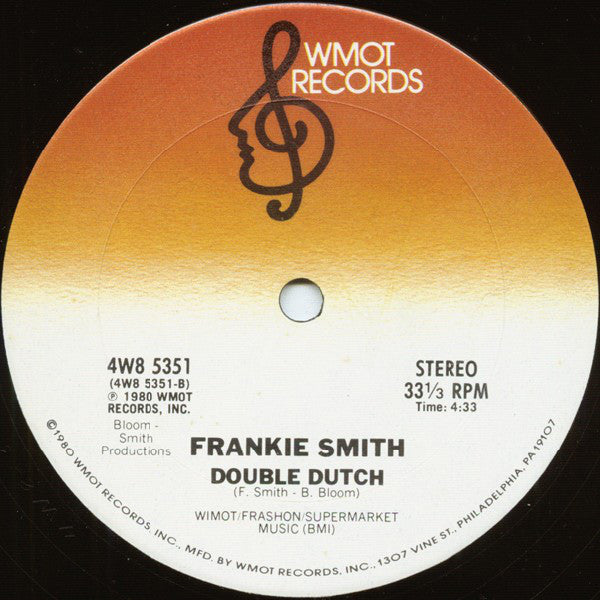 Frankie Smith : Double Dutch Bus / Double Dutch (12")