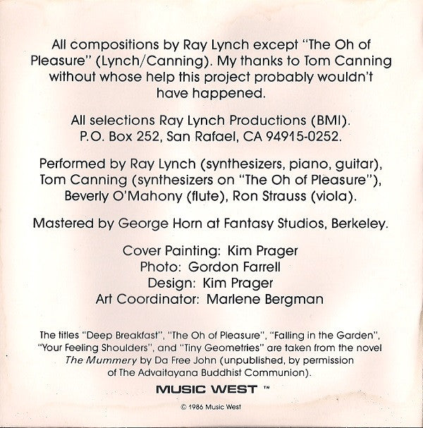 Ray Lynch : Deep Breakfast (CD, Album, RE)