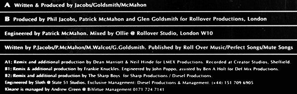 Kinane : So Fine (Lisa Marie Experience / Frankie Knuckles / Sharp Mixes) (12")