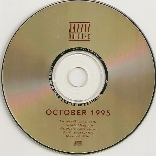 Various : Jazziz Magazine On-Disc - October 1995 (CD, Comp, Promo)