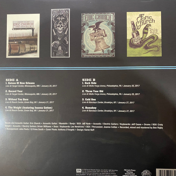 Eric Church : 61 Days In Church Volume 2 (LP)