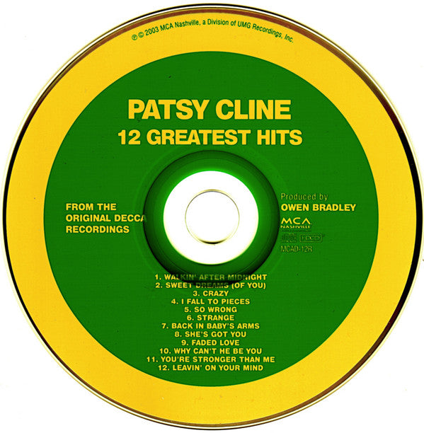 Patsy Cline : Greatest Hits (HDCD, Comp, RE)
