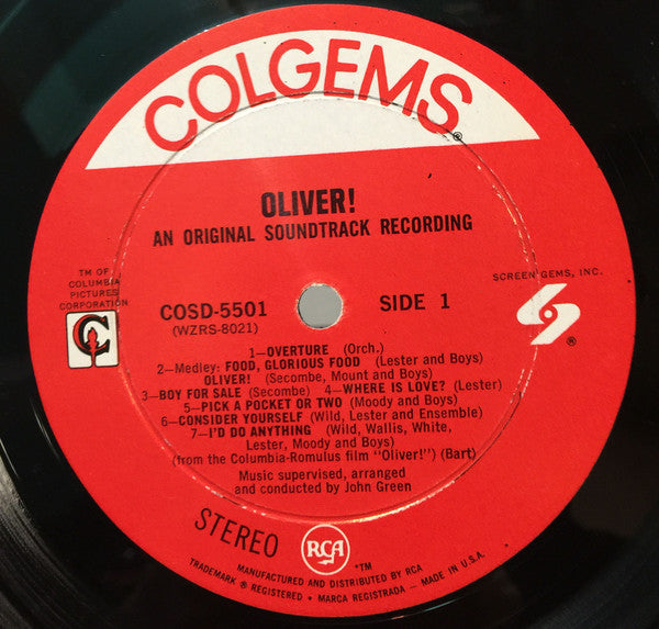 Lionel Bart : Oliver! An Original Soundtrack Recording (LP, Album)