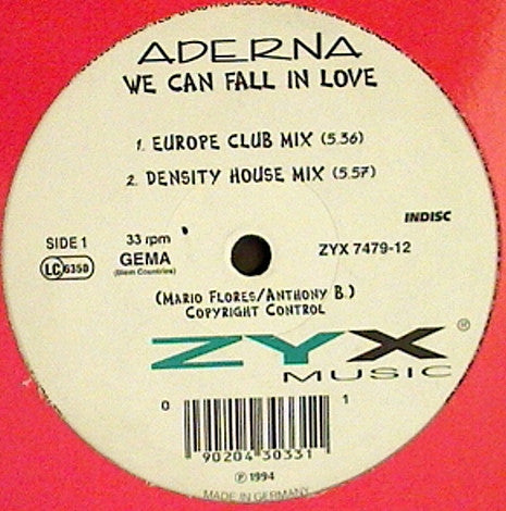 Aderna : We Can Fall In Love (12")
