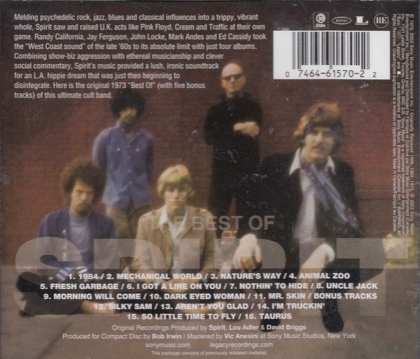 Spirit (8) : The Best Of Spirit (CD, Comp, Mono, RM)
