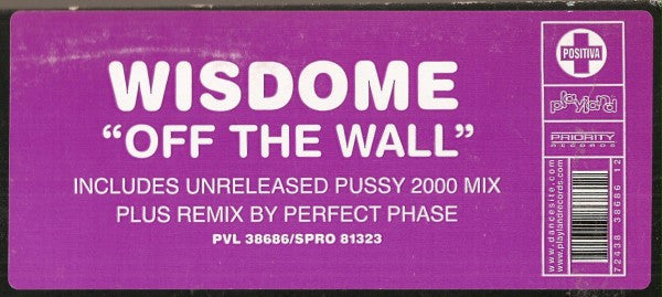Wisdome : Off The Wall (12")