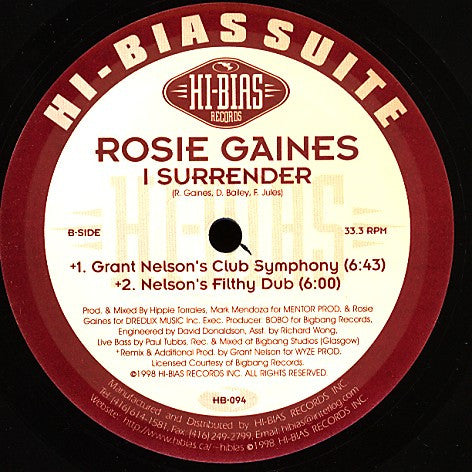 Rosie Gaines : I Surrender (12")