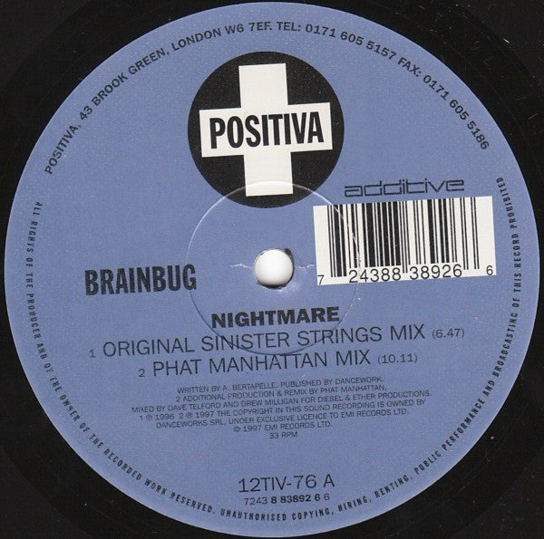 Brainbug : Nightmare (12")