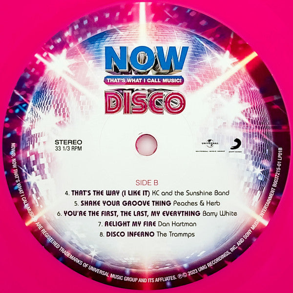 Various : Now That's What I Call Music! Disco (LP, Pin + LP, Blu + Comp, Ltd)