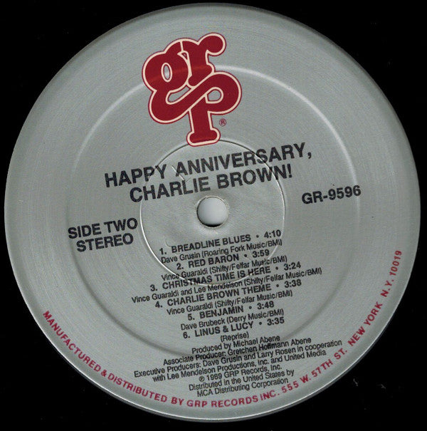 Various : Happy Anniversary, Charlie Brown! (LP, Album)