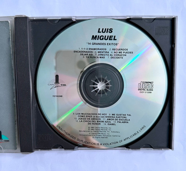Luis Miguel : 14 Grandes Exitos (CD, Comp)
