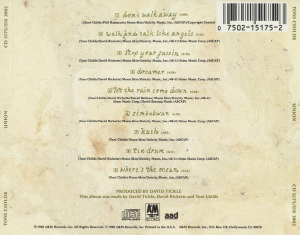 Toni Childs : Union (CD, Album)