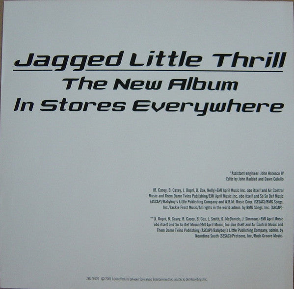 Jagged Edge (2) Co-starring Nelly : Where The Party At (CD, Single)