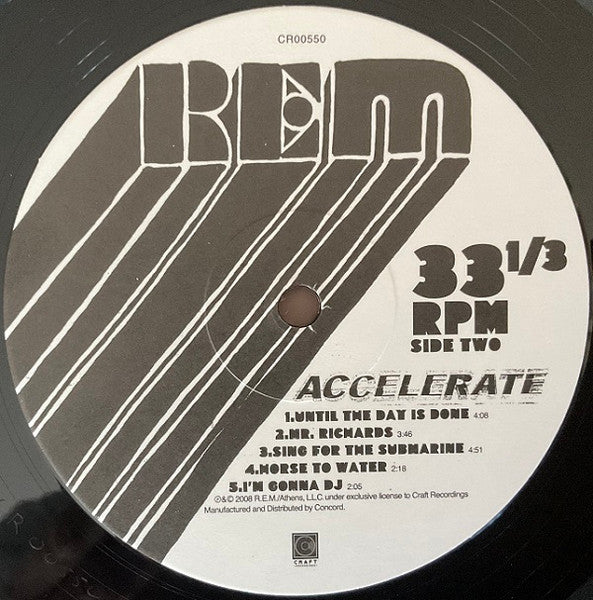 R.E.M. : Accelerate (LP, Album, RE, 180)