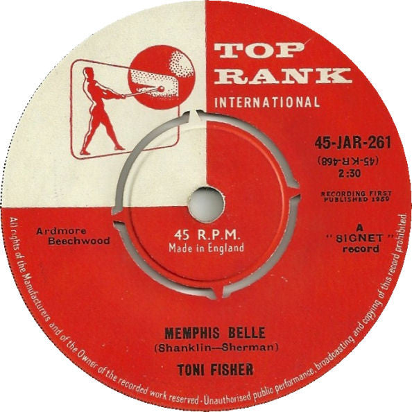 Toni Fisher : The Big Hurt (7", Single)