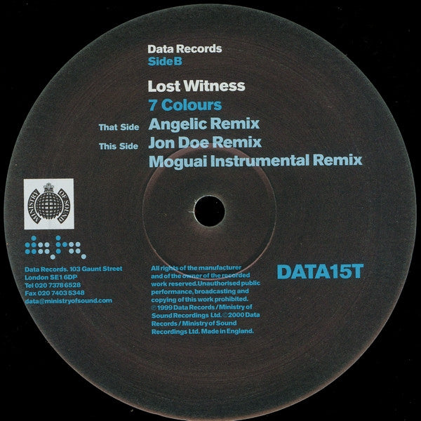 Lost Witness : 7 Colours (12")