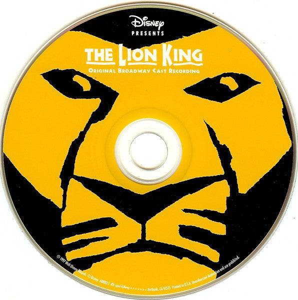 Various : The Lion King - Original Broadway Cast Recording (CD, Album)