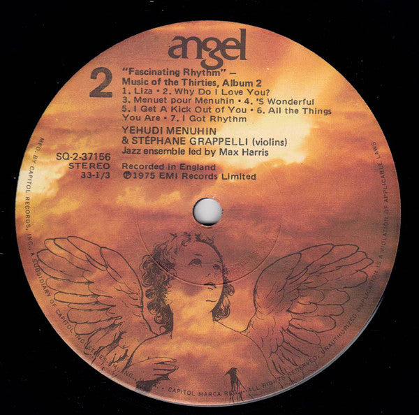 Yehudi Menuhin, Stéphane Grappelli : Fascinating Rhythm (Music Of The Thirties, Album 2) (LP, Quad, Jac)