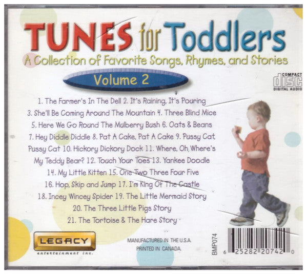 Various : Tunes For Toddlers Volume 2 (CD)