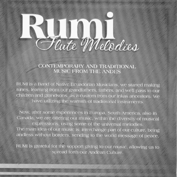 Rumi (8) : Flute Melodies Vol. 1 (CD, Album)