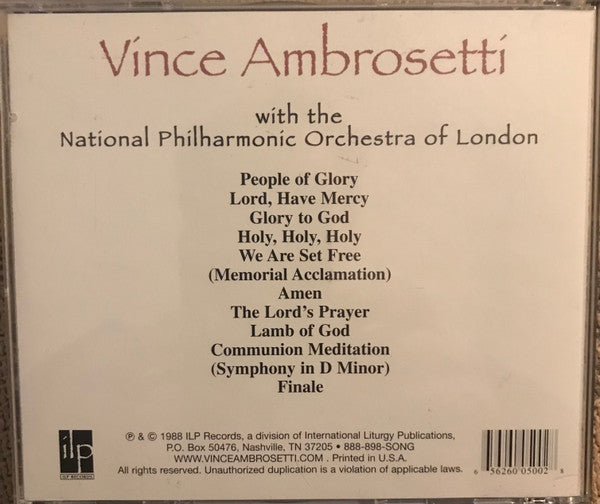 Vince Ambrosetti, National Philharmonic Orchestra : People Of Glory (CD, Album)