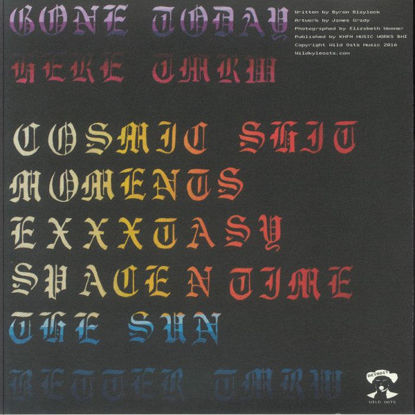 Byron The Aquarius : Gone Today Here Tomorrow (12", Ltd, Ora)