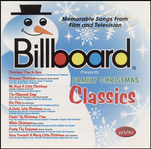 Buy Various : Billboard Presents Family Christmas Classics (CD