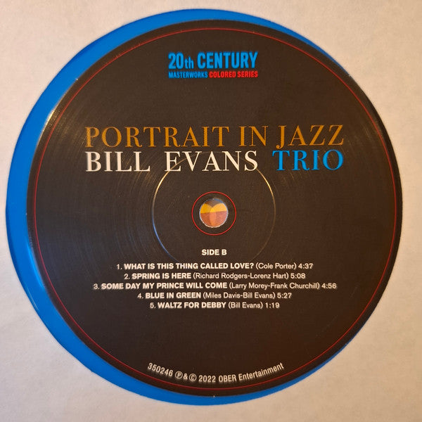 Bill Evans Trio* : Portrait In Jazz (LP, Album, Ltd, RE, Blu)