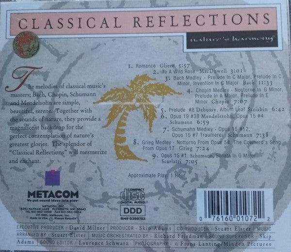 Various : Classical Reflections - Nature's Harmony (CD, Album, Comp)