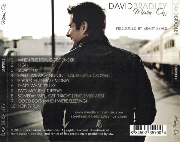 David Bradley : Movin' On (CD, Album)