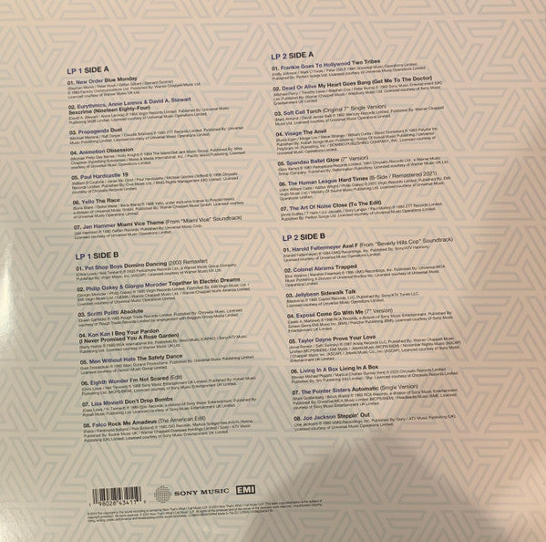 Various : Now Eighties Dancefloor Synth (LP, Dar + LP, Cle + Comp)