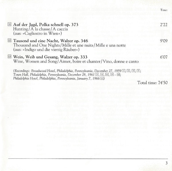 Strauss*, Ormandy*, The Philadelphia Orchestra : Viennese Waltzes And Polkas (CD, Comp, RM)