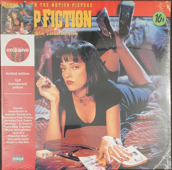 Various : Pulp Fiction (Music From The Motion Picture) (LP, Comp, Ltd, RE, RP, Yel)