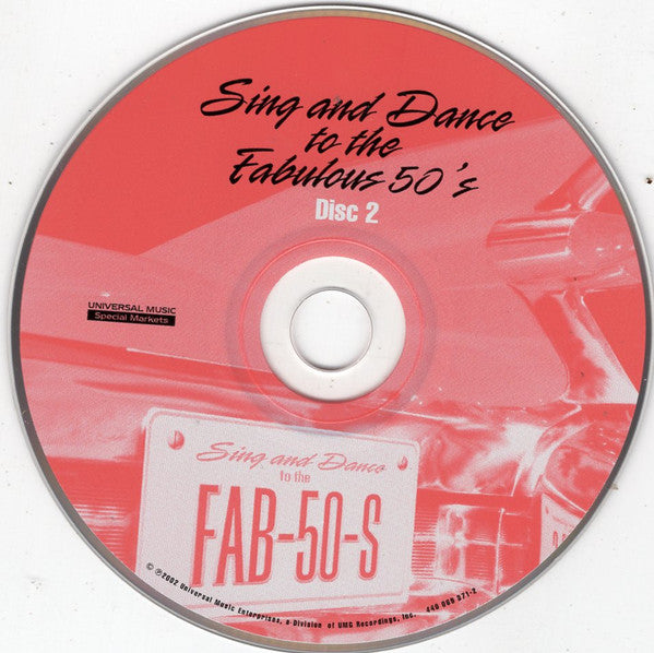 Various : Sing And Dance To The Fabulous 50's (2xCD, Comp)
