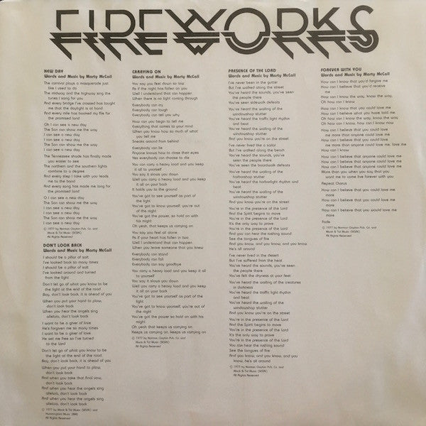 Fireworks (9) : Fireworks (LP, Album)