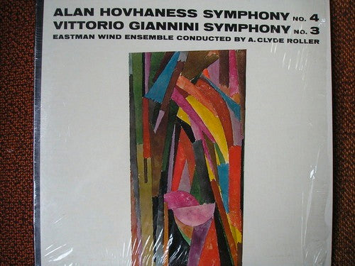 Alan Hovhaness / Vittorio Giannini / Eastman Wind Ensemble / A. Clyde Roller : Symphony No. 4 • Symphony No. 3 (LP, Mono)