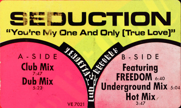 Seduction : You're My One And Only (True Love) (12")