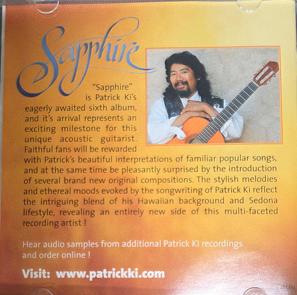 Patrick Ki : Sapphire (CD, Album)