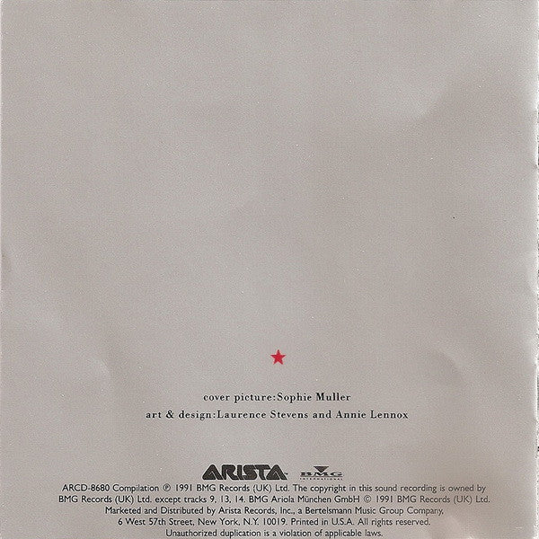 Eurythmics : Greatest Hits (CD, Comp, Club)